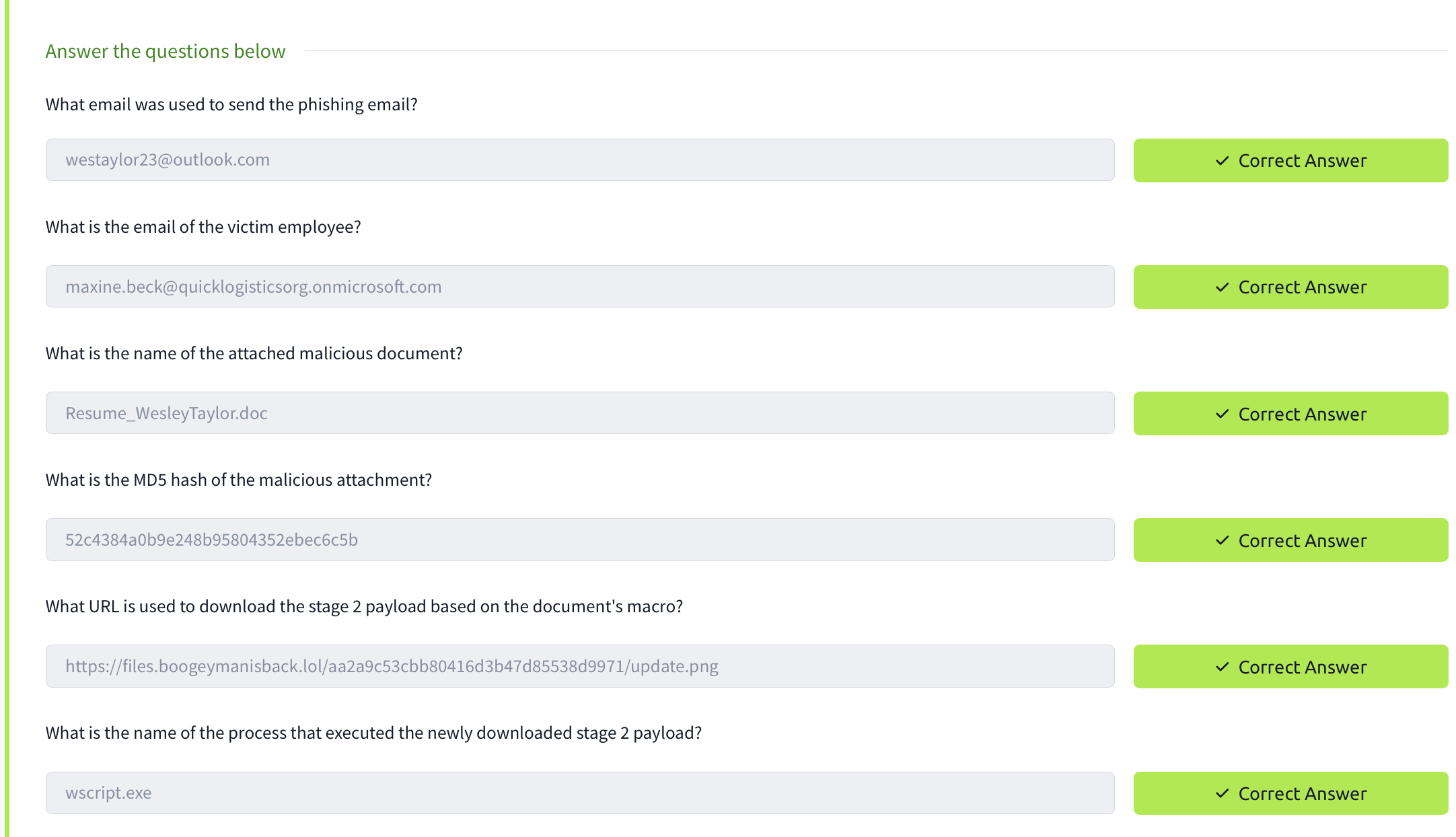 Boogeyman Part 2 process and command-and-control artifacts recovered from memory